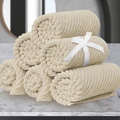 Cotton Bathroom Towel Gift Set 6-Piece Collection