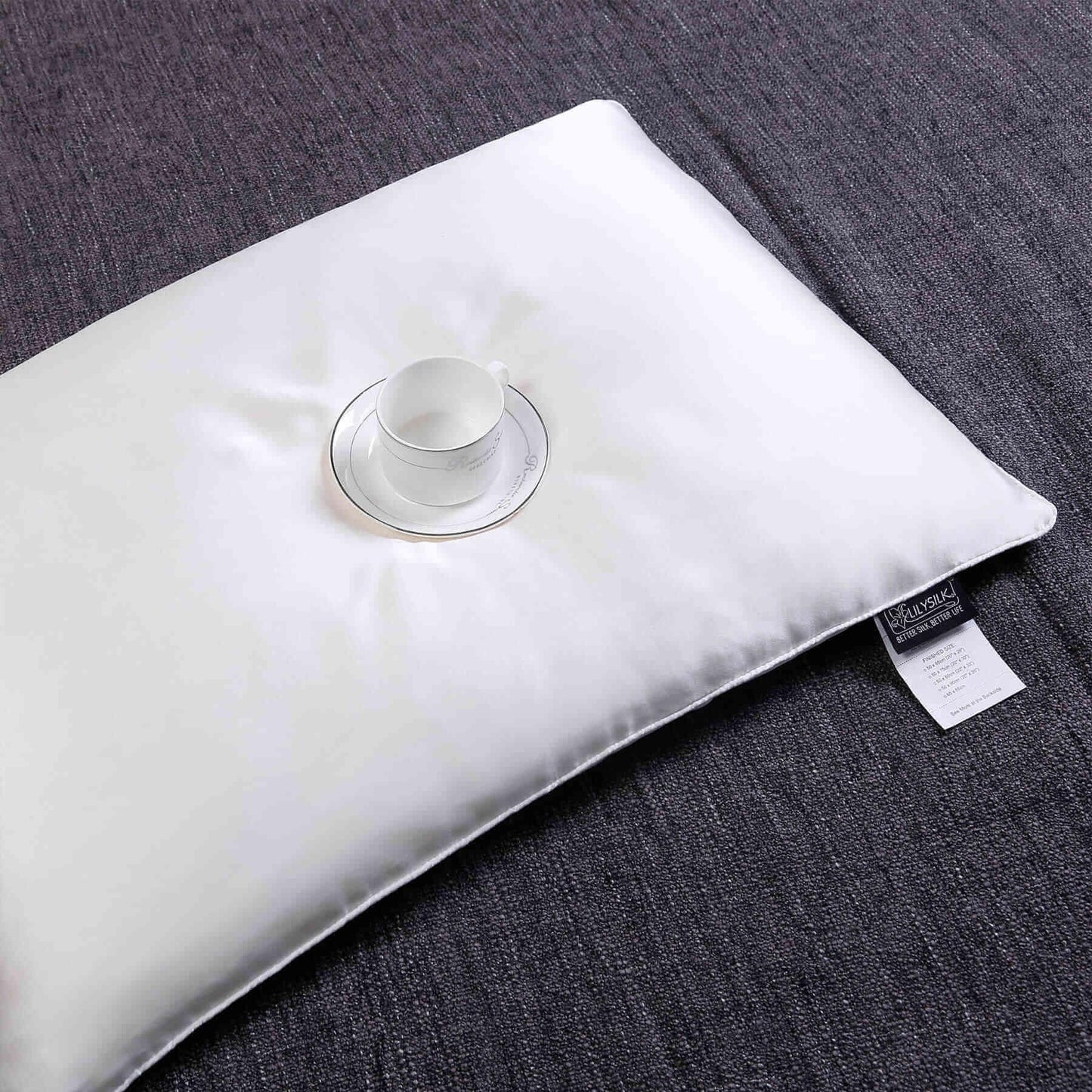 Silk Filled Pillow Insert Soft Luxury Bedding