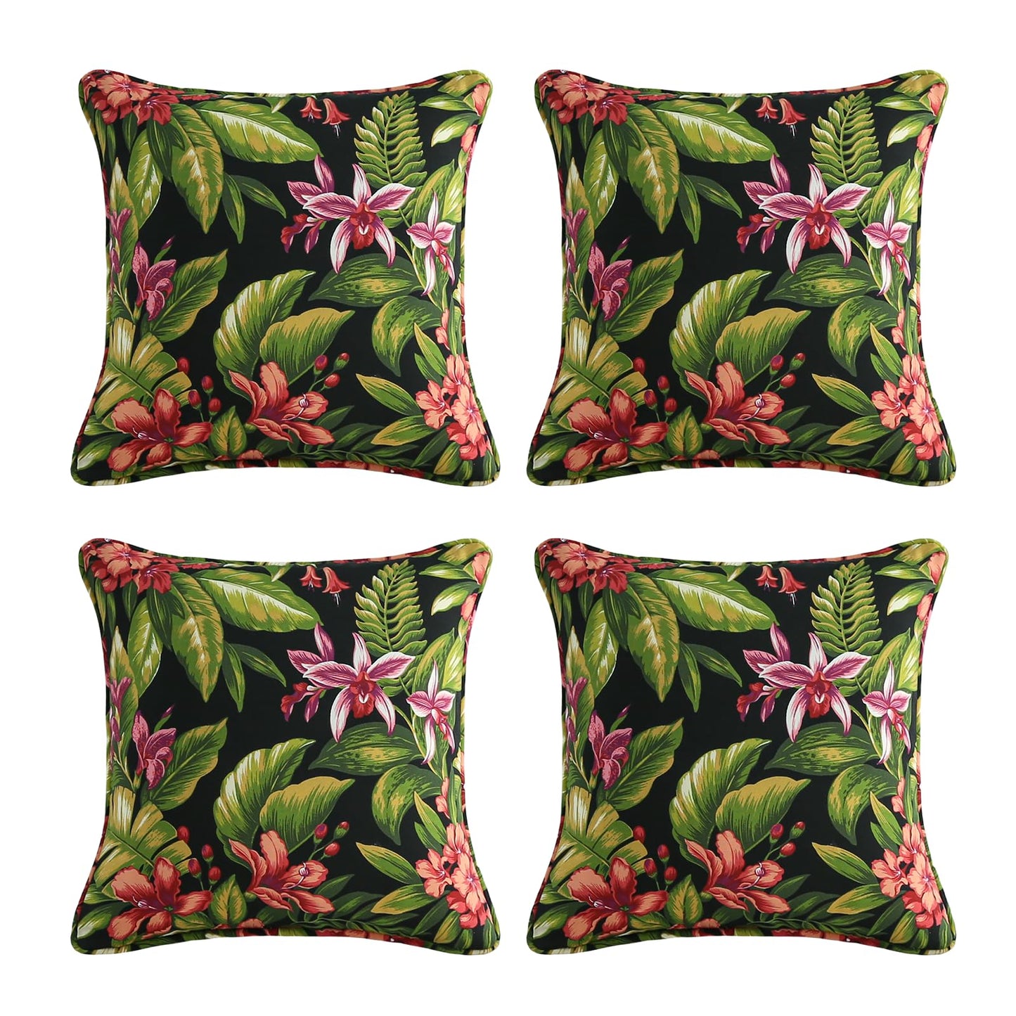 Outdoor Decorative Pillow Set for Patio Couch
