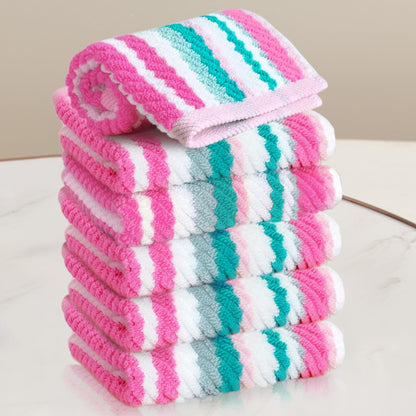 Striped Cotton Hand Towel Set Soft Quick-Dry Design