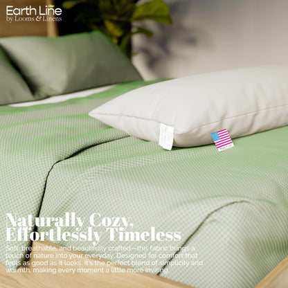 Organic Cotton Body Pillow Insert with Twill Shell