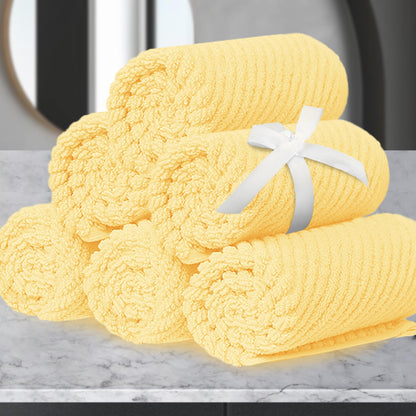 Cotton Bathroom Towel Gift Set 6-Piece Collection