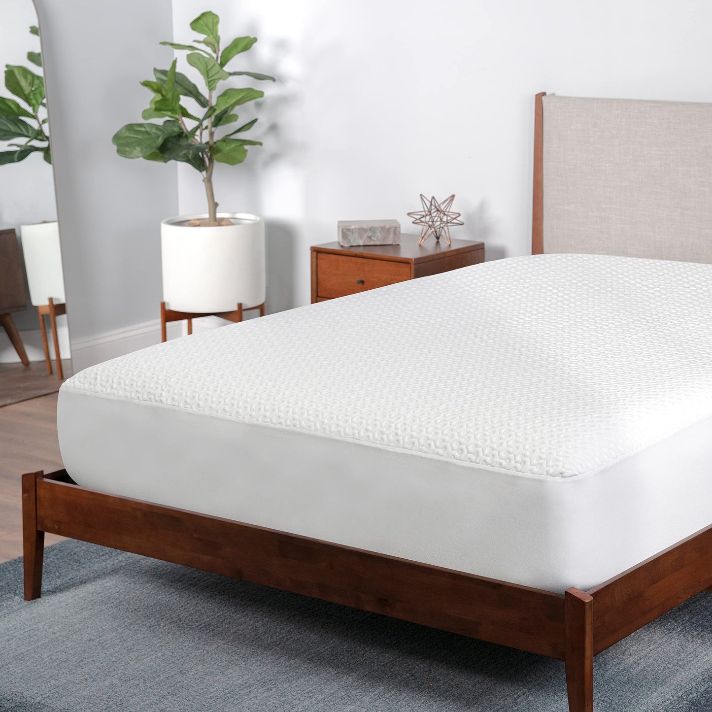Cooling Waterproof Mattress Protector Deep Pocket Fit