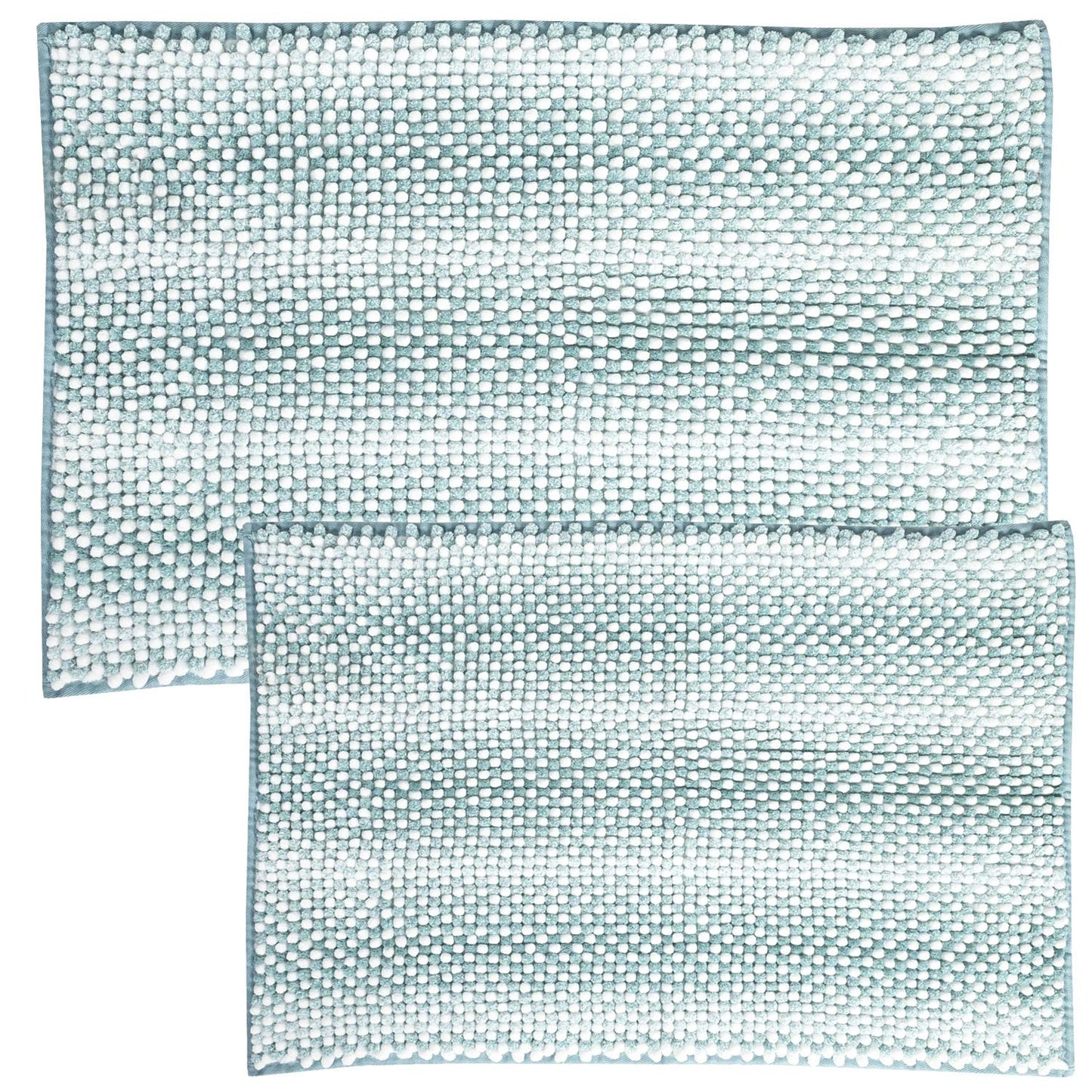 Butter Chenille Bath Rug Set with Non-Slip Backing