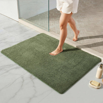 Ultra Soft Absorbent Bath Mat with Rubber Backing