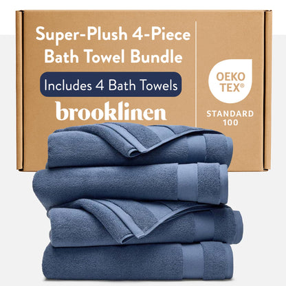 Super Plush Cotton Bath Towels Aloe Collection
