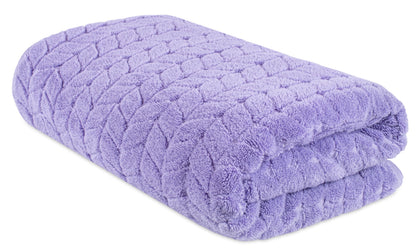 Turkish Cotton Towel Set Soft Plush Jacquard Design