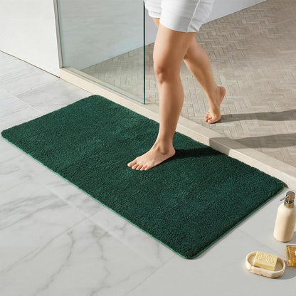 Ultra Soft Absorbent Bath Mat with Rubber Backing