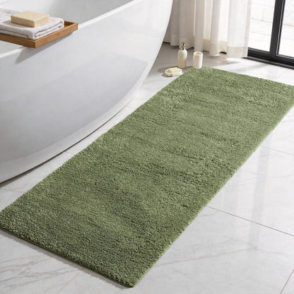 Ultra Soft Absorbent Bath Mat with Rubber Backing