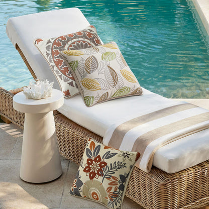Outdoor Decorative Pillow Set for Patio Couch