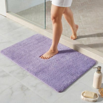 Ultra Soft Absorbent Bath Mat with Rubber Backing