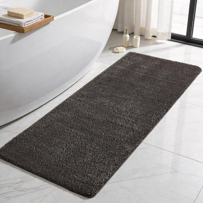 Ultra Soft Absorbent Bath Mat with Rubber Backing