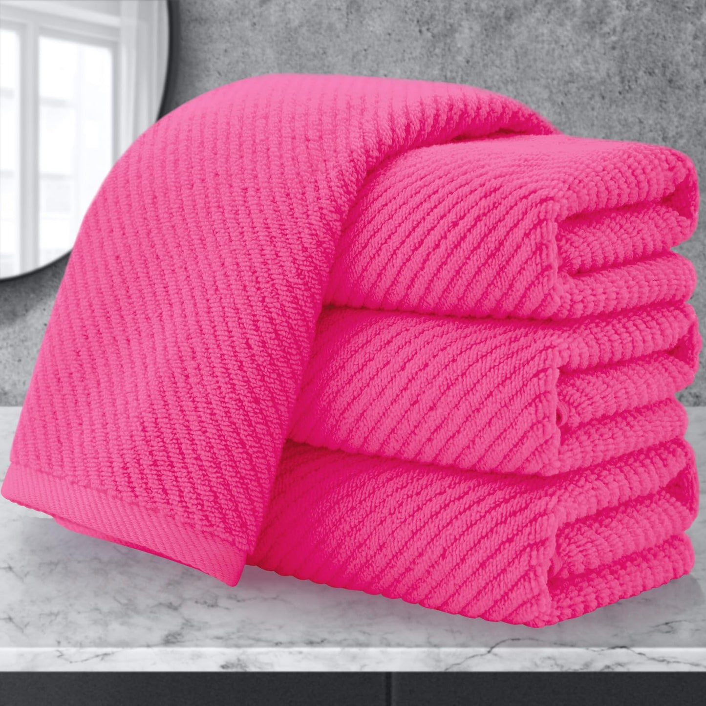 Cotton Bathroom Towel Gift Set 6-Piece Collection