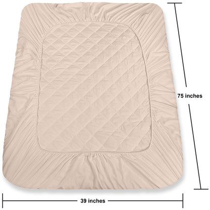 Quilted Mattress Pad Protector with Deep Pocket Fit