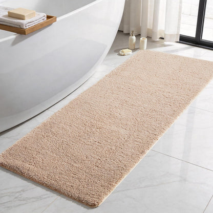 Ultra Soft Absorbent Bath Mat with Rubber Backing