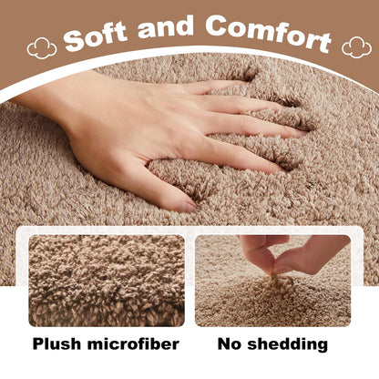 Ultra Soft Absorbent Bath Mat with Rubber Backing