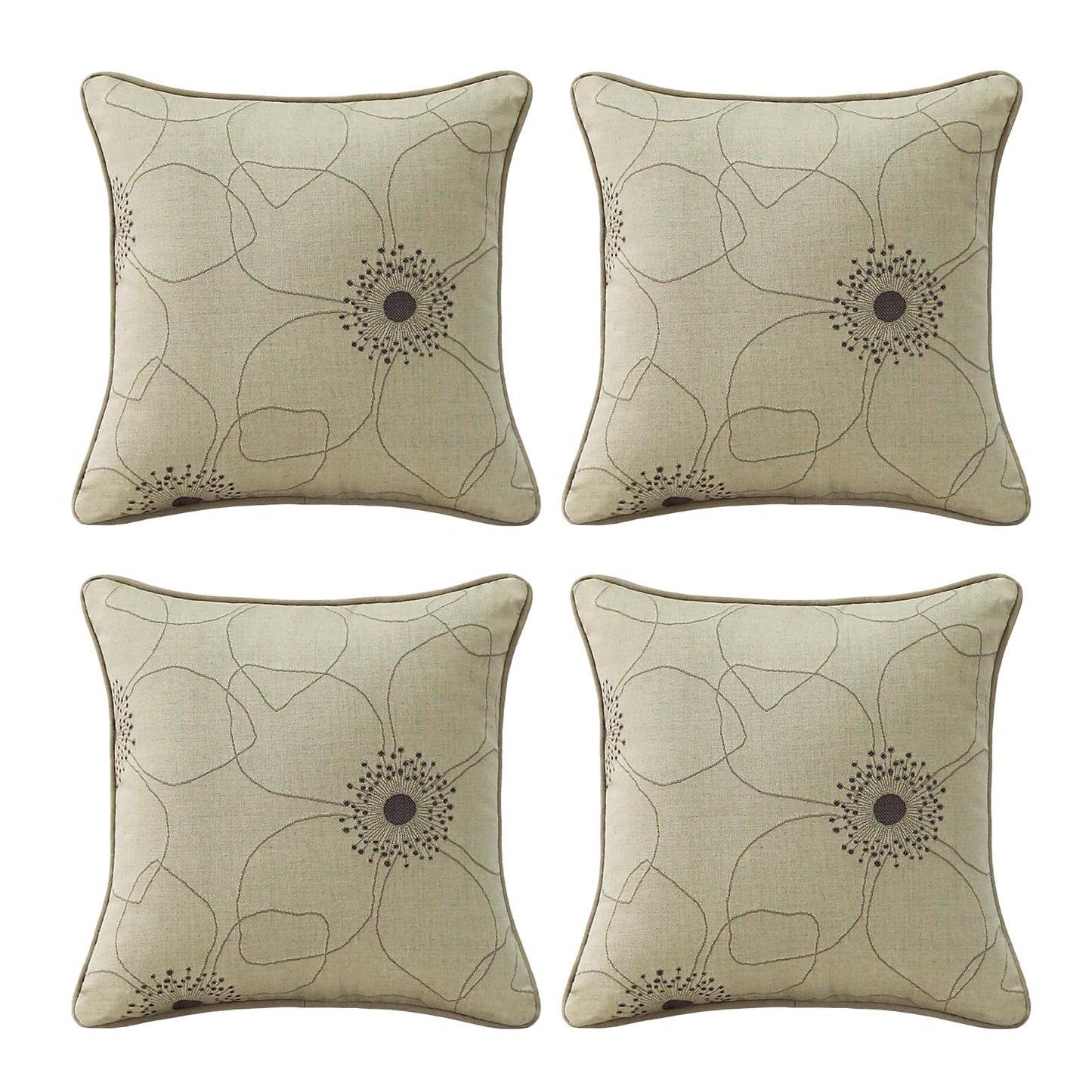 Outdoor Decorative Pillow Set for Patio Couch