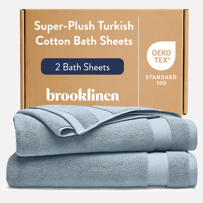 Super Plush Cotton Bath Towels Aloe Collection