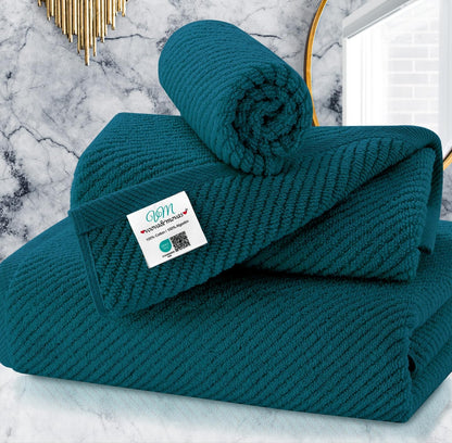 Cotton Bathroom Towel Gift Set 6-Piece Collection
