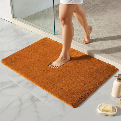 Ultra Soft Absorbent Bath Mat with Rubber Backing