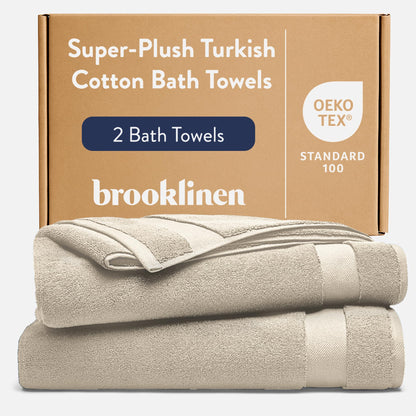 Super Plush Cotton Bath Towels Aloe Collection
