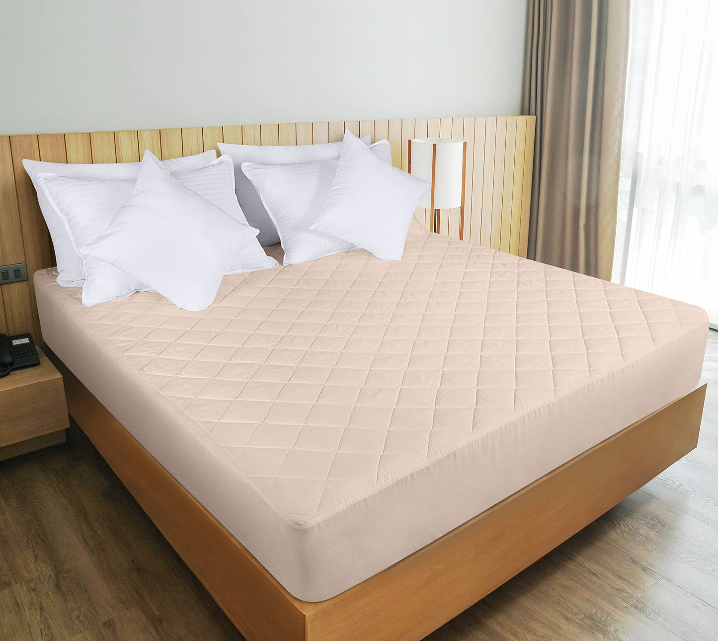 Quilted Mattress Pad Protector with Deep Pocket Fit
