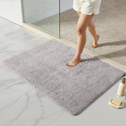 Ultra Soft Absorbent Bath Mat with Rubber Backing