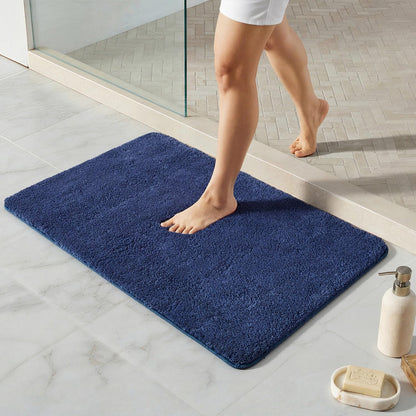 Ultra Soft Absorbent Bath Mat with Rubber Backing