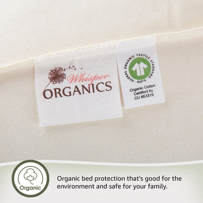 Organic Waterproof Pillow Protector and Mattress Pad
