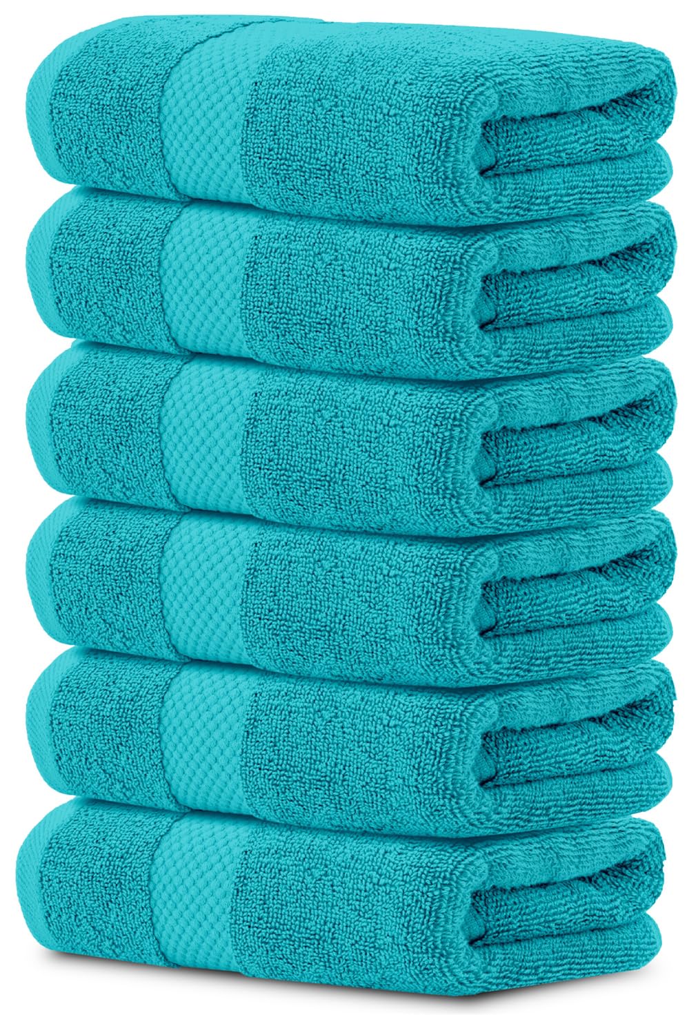 Luxury Cotton Hand Towel Set Hotel Spa 6-Pack