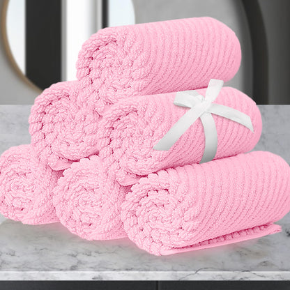 Cotton Bathroom Towel Gift Set 6-Piece Collection