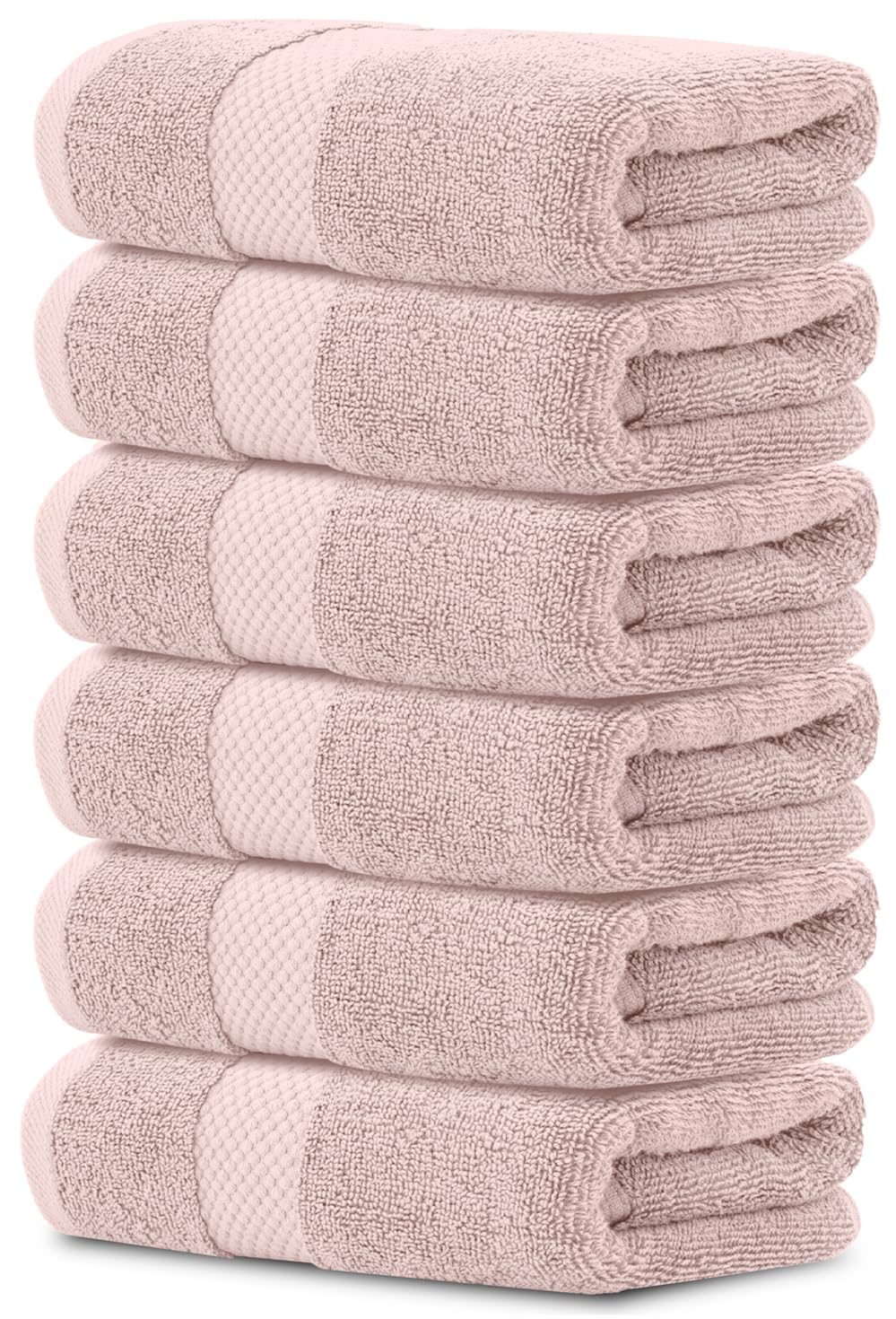 Luxury Cotton Hand Towel Set Hotel Spa 6-Pack