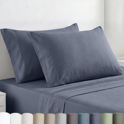 Egyptian Cotton, Soft and Crisp Percale Pillow Cases.