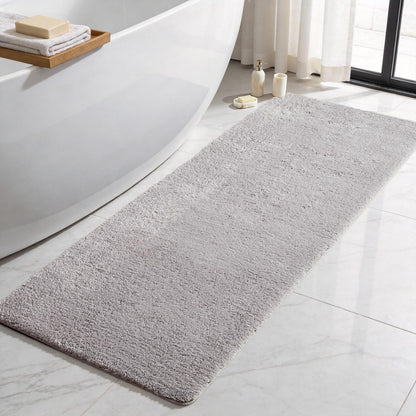 Ultra Soft Absorbent Bath Mat with Rubber Backing