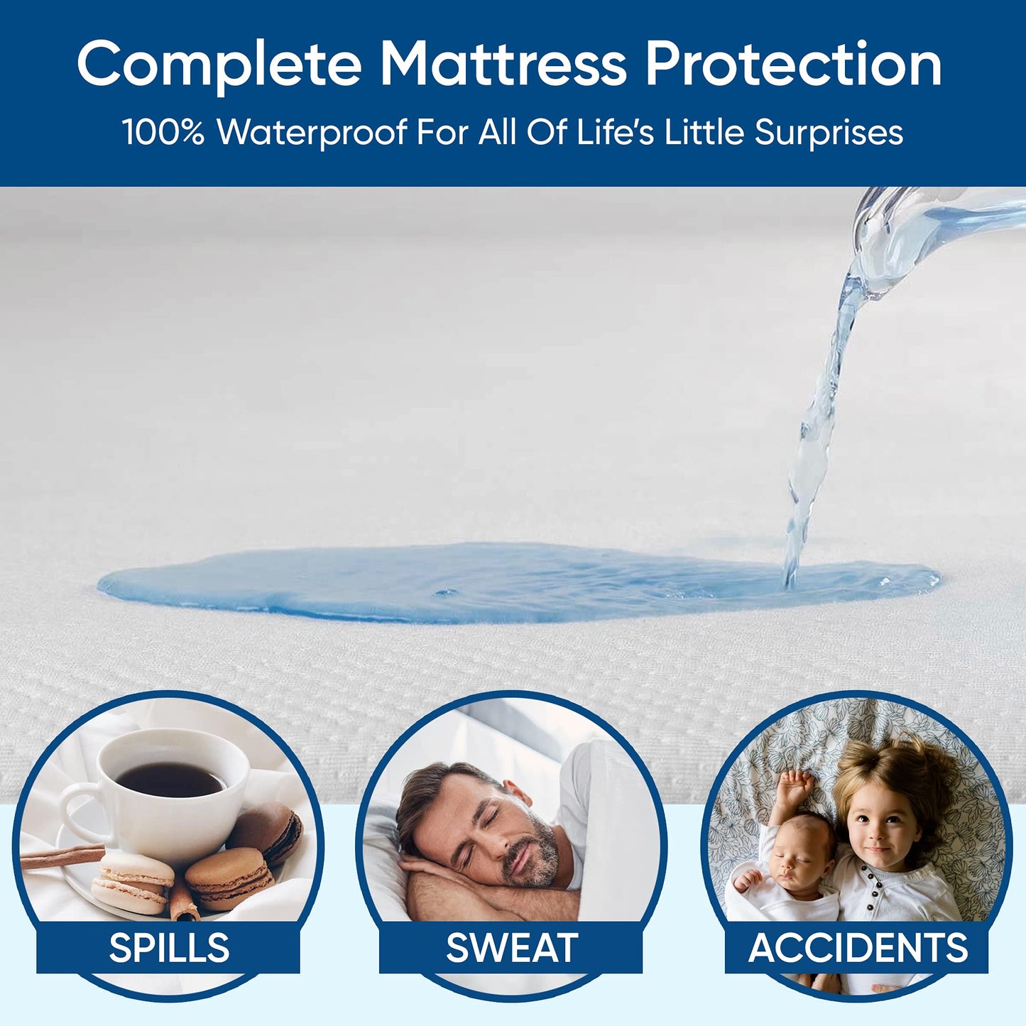 Sleepsteady Luxury Tencel Mattress Protector