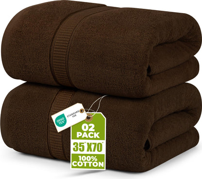Jumbo Cotton Bath Sheet Extra Large Soft Quick-Dry