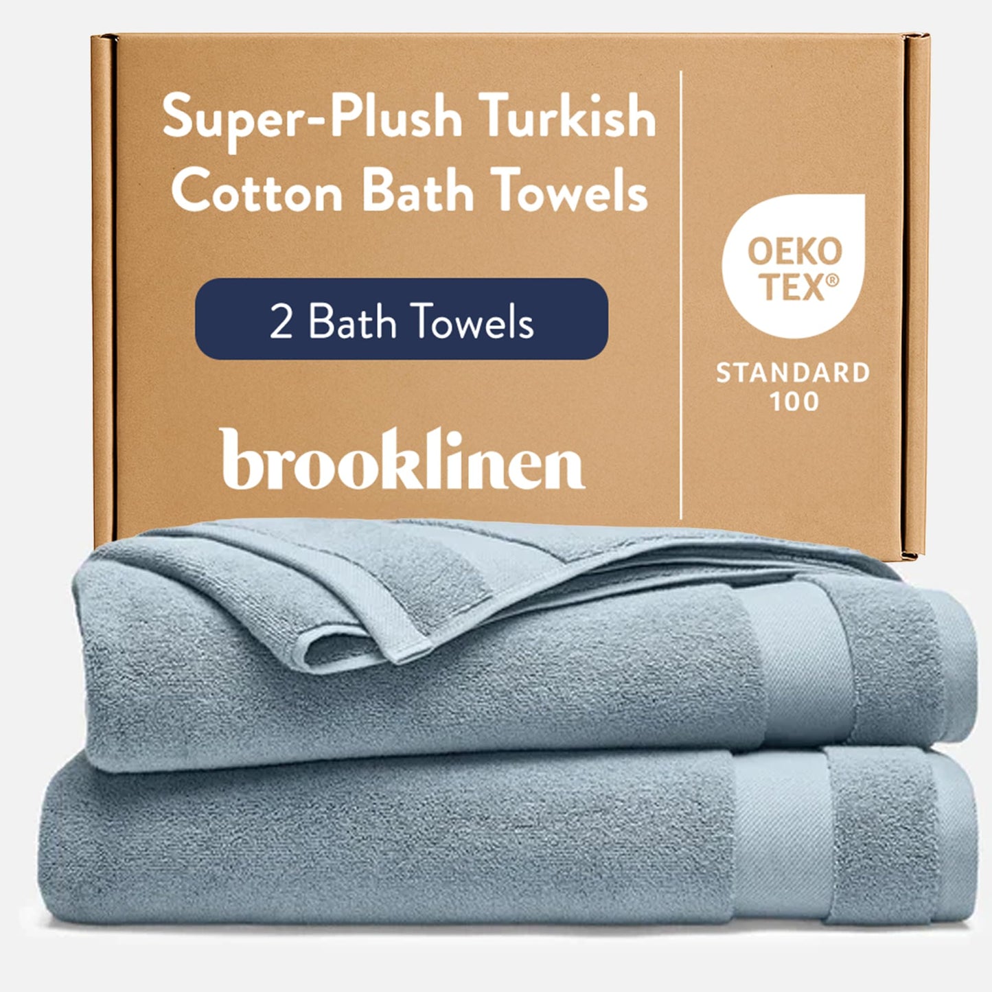 Super Plush Cotton Bath Towels Aloe Collection