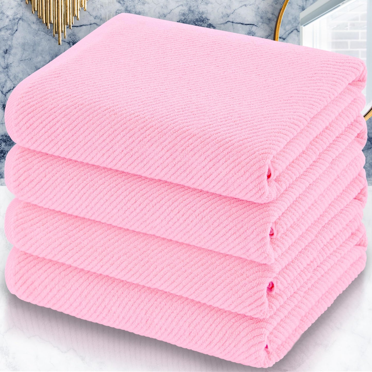 Cotton Bathroom Towel Gift Set 6-Piece Collection