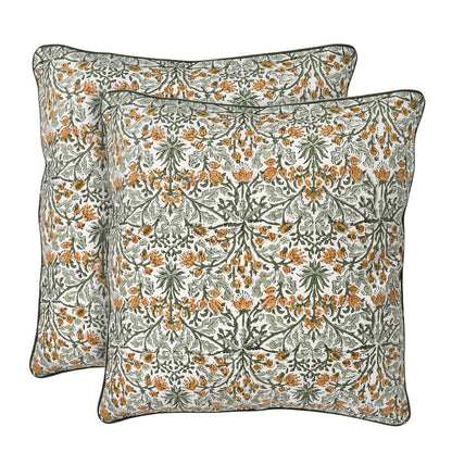 Block Print Cotton Decorative Cushion Cover Set