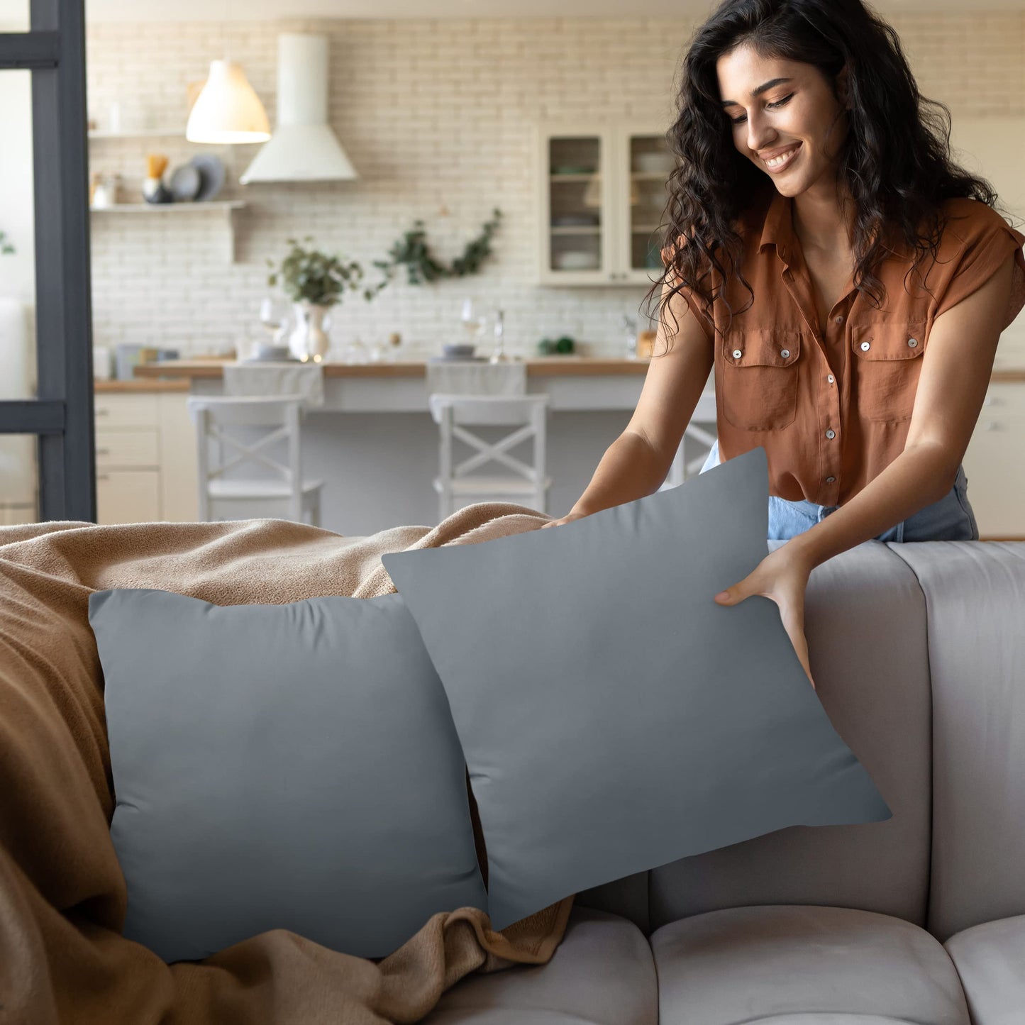 Decorative Throw Pillow Inserts Soft Fluffy Support