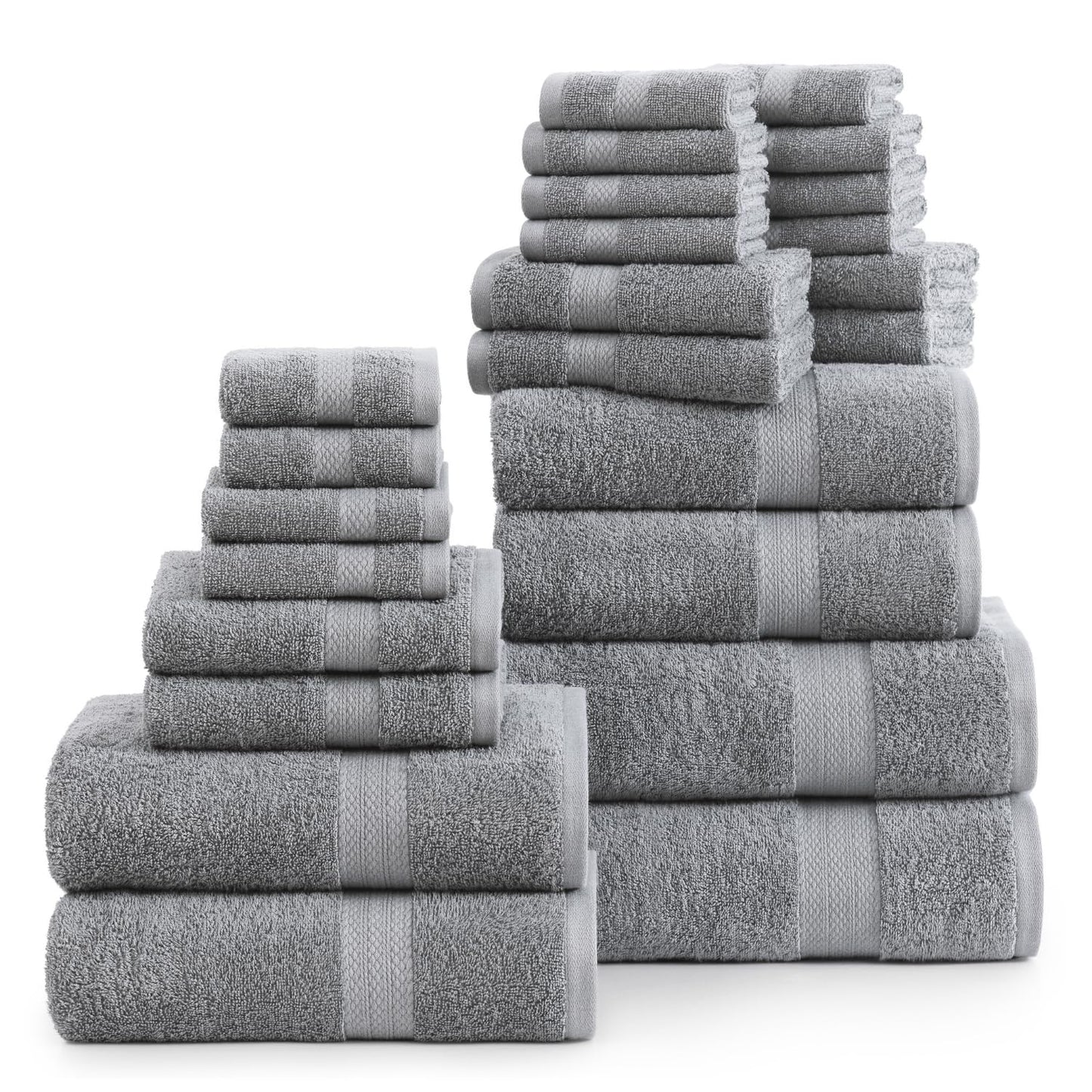 Complete Cotton Bathroom Towel Set Extra Large