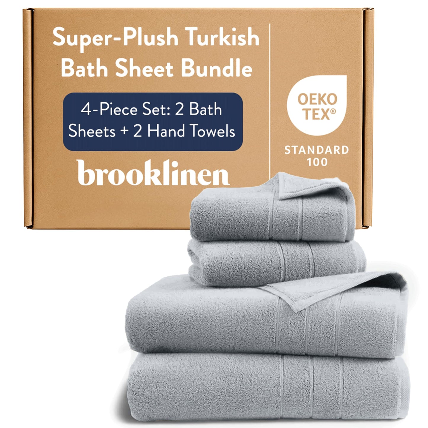 Super Plush Cotton Bath Towels Aloe Collection