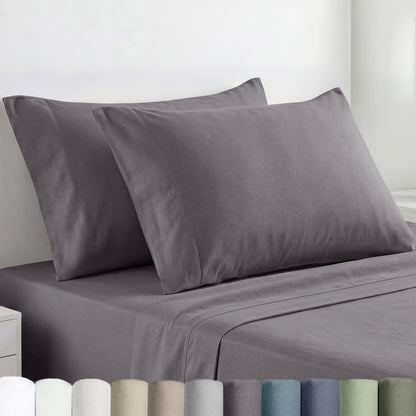 Egyptian Cotton, Soft and Crisp Percale Pillow Cases.