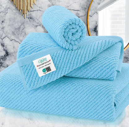 Cotton Bathroom Towel Gift Set 6-Piece Collection