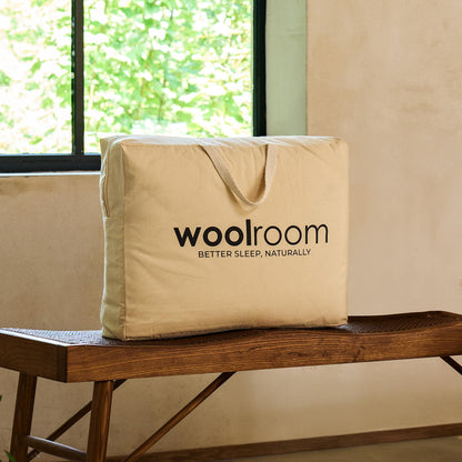 Natural Wool Mattress Protector Thermoregulating Cover