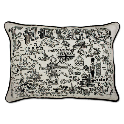 Midwest City Embroidered Decorative Throw Pillow