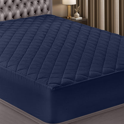 Quilted Mattress Pad Protector with Deep Pocket Fit