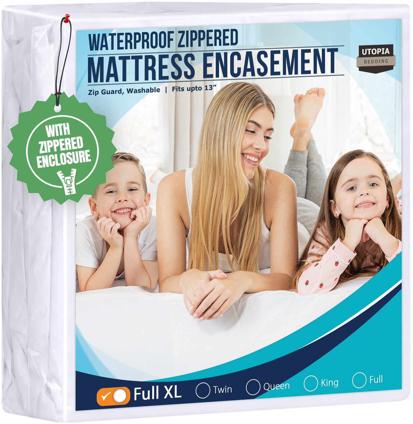 Waterproof Zippered Mattress Encasement Bed Protection