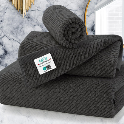 Cotton Bathroom Towel Gift Set 6-Piece Collection