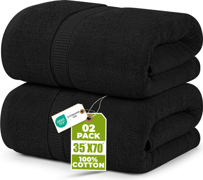 Jumbo Cotton Bath Sheet Extra Large Soft Quick-Dry